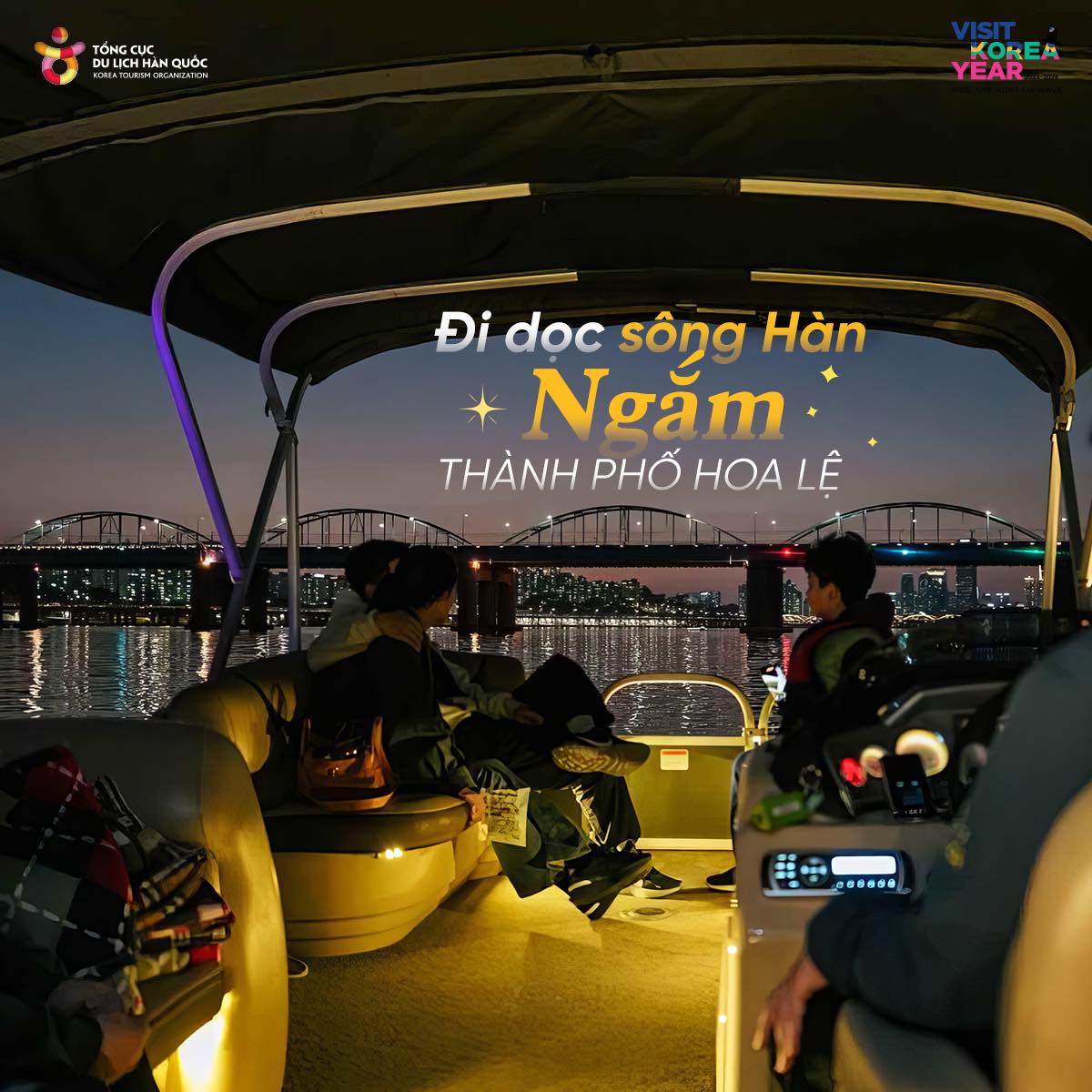 Lãng mạn đêm Seoul trên du thuyền